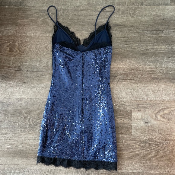 MOTEL ROCKS: Rimini Dress, Midnight Mini - Picture 2 of 7